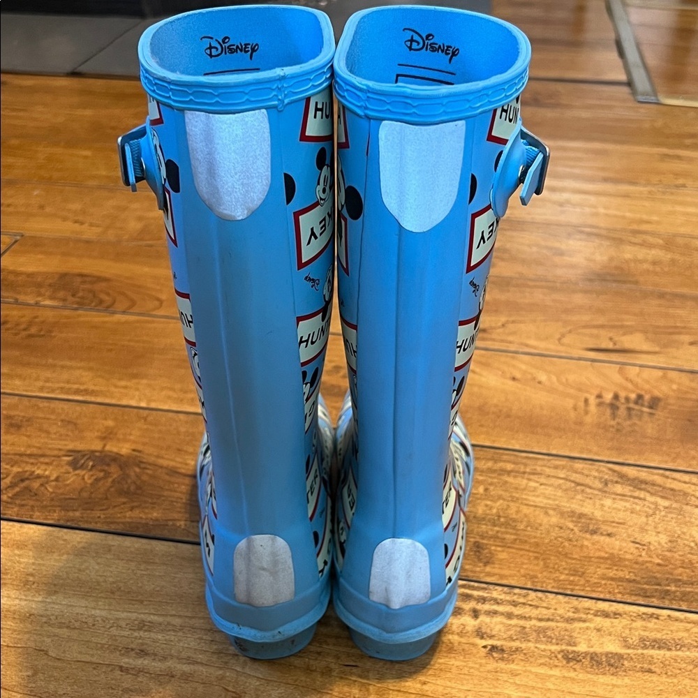Hunter Kids' Blue Disney Mickey Mouse Rain Boots - Picture 4 of 10